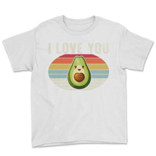 Load image into Gallery viewer, I Love You Je T-Shirt - Youth Tee - White