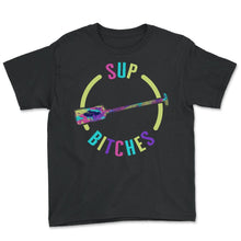 Load image into Gallery viewer, Paddleboard Shirt, Sup Bitches Oar Boat Paddle Pocket Tee, Funny