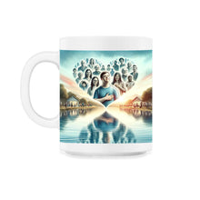 Load image into Gallery viewer, Embracing Differences Reflections T Shirt - 11oz Mug - White