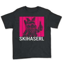 Load image into Gallery viewer, Skihaserl Apres Ski - Youth Tee - Black