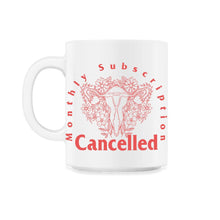 Load image into Gallery viewer, Hysterectomy Shirt, Monthly Subscription Cancelled Floral Uterus Tee,