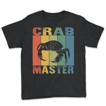 Load image into Gallery viewer, Crab Master Chasse T-Shirt - Youth Tee - Black