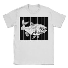 Load image into Gallery viewer, Carp T Shirt Angel Shirt for Fishing with Fish Man Woman - Unisex T-Shirt - White