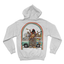 Load image into Gallery viewer, Juneteenth Hippie Van Retro - Hoodie - White