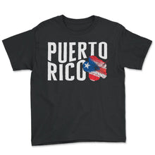 Load image into Gallery viewer, Puerto Rico Shirt, Puerto Rico Floral Flag Design Tee, Puerto Rico