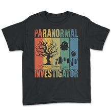 Load image into Gallery viewer, Paranormal Investigator Chasse T-Shirt - Youth Tee - Black