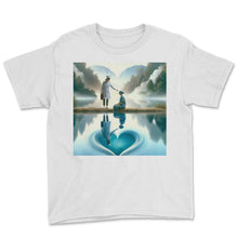 Load image into Gallery viewer, Psychiatric Nurse Reflections Compassion T Shirt - Youth Tee - White