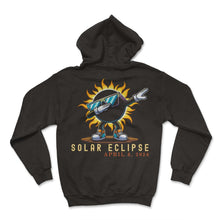 Load image into Gallery viewer, Solar Eclipse April 8 2024 Dab Eclipse T Shirt - Hoodie - Black