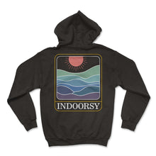 Load image into Gallery viewer, Introvert Shirt, Indoorsy Tee, Gift Ideas For Introvert Person, - Hoodie - Black
