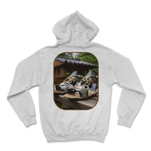Load image into Gallery viewer, Geta Sandal Snails Slow Exploration T Shirt - Hoodie - White
