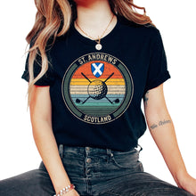 Load image into Gallery viewer, Golf Shirt, St. Andrews Scotland Tee, Golf Lover Gift Ideas, Golf