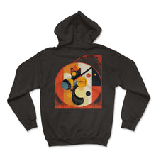 Load image into Gallery viewer, Geometric Shapes Modern Art Inspired Pickleball Tee - Hoodie - Black