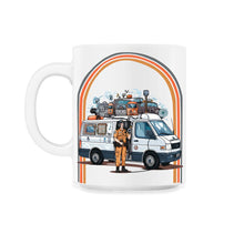 Load image into Gallery viewer, 911 Dispatcher Hippie Van Retro - 11oz Mug - White
