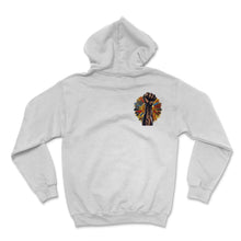Load image into Gallery viewer, Unity and Power Black History Month Supportive Pocket Tee - Hoodie - White