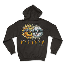 Load image into Gallery viewer, Total Solar Eclipse 04 08 2024 Eclipse T Shirt - Hoodie - Black
