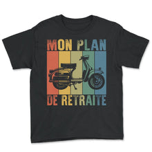 Load image into Gallery viewer, Mon Plan De Retraite Futur T-Shirt - Youth Tee - Black