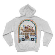Load image into Gallery viewer, Hanukkah Hippie Van Retro - Hoodie - White