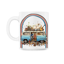 Load image into Gallery viewer, Father's Day Hippie Van Retro - 11oz Mug - White