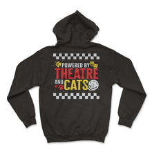 Load image into Gallery viewer, Theatre Shirt, Powered By Theatre And Cats Vintage Retro Tee, Animal