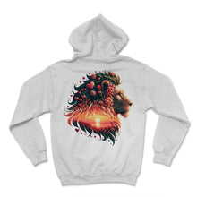 Load image into Gallery viewer, Lion Heart Mane Valentine's Day King of Love T Shirt - Hoodie - White