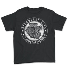 Load image into Gallery viewer, Car Engine Shirt, Aircooled Life Classic Car Culture Tee, Gift For
