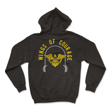 Load image into Gallery viewer, Courage Shirt, Wings Of Courage Tee, Gift For Inspirational Ideas,