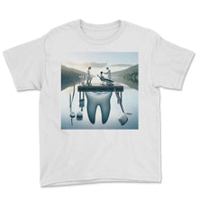 Load image into Gallery viewer, Dental Assistant Reflections Smiles T Shirt - Youth Tee - White