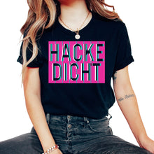 Load image into Gallery viewer, Hackedicht Hacke Dicht - Unisex T-Shirt - Black