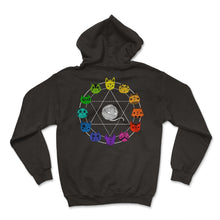 Load image into Gallery viewer, Art Shirt, Cat Themed Artist Color Wheel Education Art Teacher Tee,
