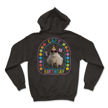 Load image into Gallery viewer, Capybara Shirt, Capy Birthday Capybara Party Cute Tee, Funny Animal - Hoodie - Black