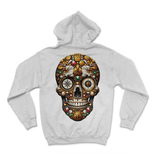 Load image into Gallery viewer, Treasure Trove Skull Tee Nautical Adventure Gasparilla Shirt - Hoodie - White