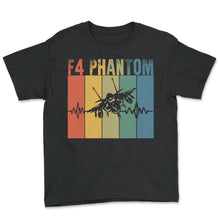 Load image into Gallery viewer, F4 Phantom Chasse T-Shirt - Youth Tee - Black