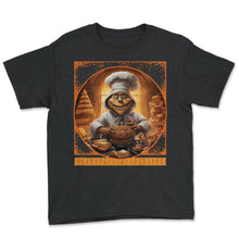 Load image into Gallery viewer, Mummy Chef Baking Halloween Tee - Youth Tee - Black