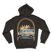 Load image into Gallery viewer, ALS Awareness Hippie Van Retro - Hoodie - Black
