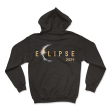 Load image into Gallery viewer, Eclipse 2024 Total Solar Eclipse T Shirt - Hoodie - Black