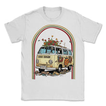 Load image into Gallery viewer, Gun Violence Hippie Van Retro - Unisex T-Shirt - White