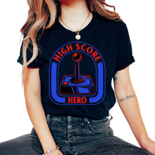 Load image into Gallery viewer, Arcade Shirt, High Score Hero Tee, Gift For Arcade Player Games Lover