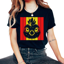 Load image into Gallery viewer, Huhn Hahn Halloween Kostüm Bauernhof Tier Fasching Fastnacht - Unisex T-Shirt - Black