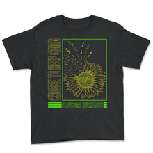 Load image into Gallery viewer, Glaucoma Shirt, Choose To Keep Going Glaucoma Awareness Tee, Green - Youth Tee - Black