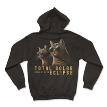 Load image into Gallery viewer, Total Solar Eclipse April 8 2024 Eclipse T Shirt - Hoodie - Black