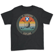 Load image into Gallery viewer, Golf Shirt, St. Andrews Scotland Tee, Golf Lover Gift Ideas, Golf