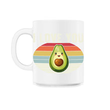 Load image into Gallery viewer, I Love You Je T-Shirt - 11oz Mug - White