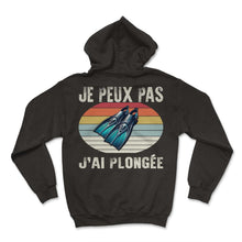 Load image into Gallery viewer, Je Peux Pas J'ai Plongée Je T-Shirt Copy - Hoodie - Black