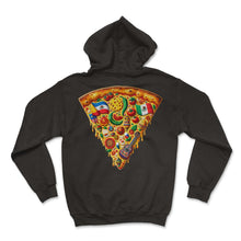 Load image into Gallery viewer, Pizza Fiesta Hispanic Heritage Month Tee - Hoodie - Black