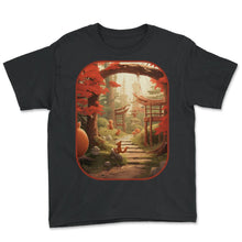 Load image into Gallery viewer, Torii Trail Squirrels Sacred Playtime T Shirt - Youth Tee - Black
