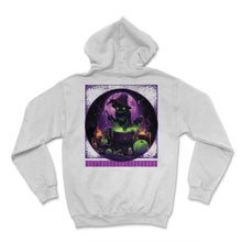 Load image into Gallery viewer, Witch Cat Brewing Potions Halloween Tee - Hoodie - White