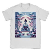 Load image into Gallery viewer, Japanese Garden PTSD Awareness T Shirt - Unisex T-Shirt - White