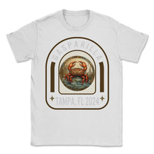 Load image into Gallery viewer, Gasparilla 2024 Nautical Infinity Tampa FL - Unisex T-Shirt - White
