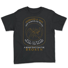 Load image into Gallery viewer, Married Shirt, Husband & Wife Not Always Eye To Eye Tee, Newlywed