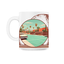 Load image into Gallery viewer, Classic Cars And Pickleball Vintage Lifestyle Sport Tee - 11oz Mug - White